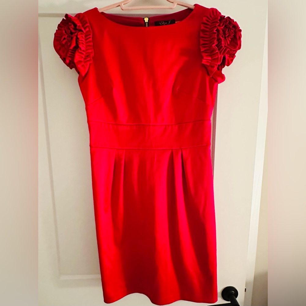 Eliza J New York hot pink sheath dress size 6